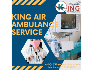 KING AIR AMBULANCE SERVICE IN LUCKNOW  EMERGENCY CARE