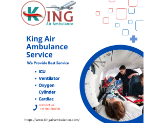 Dedicated Medical Evacuation Air Ambulance Service in Hyderabad by King