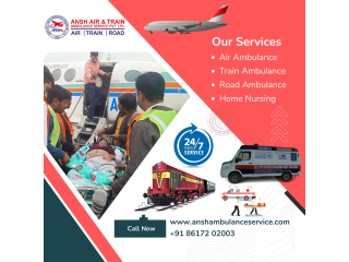 Ansh Train Ambulance Service in Ranchi Provides Reliable Medical Journey