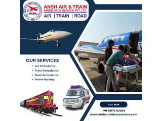 Ansh Train Ambulance Service in Kolkata Equipped with Advanced Medical Equipment