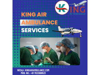 RAPID AIR AMBULANCE SERVICE IN CHANDIGARH BY KING