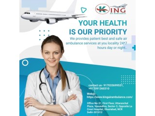 Get Risk-Free Air Ambulance Service in Ahmedabad by King