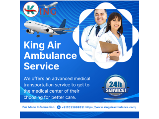 Air Ambulance Service in Siliguri by King- Available with Experienced Medical Staff