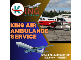 KING AIR AMBULANCE SERVICE IN HYDERABAD  SAFE TRANPORT
