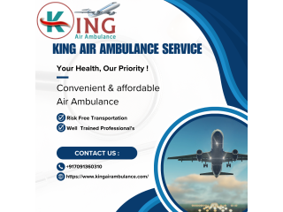 Trusted lifesaving air Ambulance Service in Jammu by King