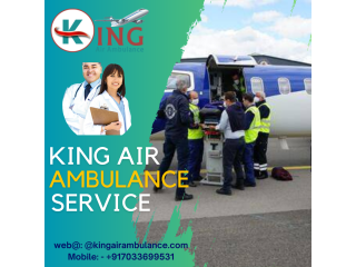 KING AIR AMBULANCE SERVICE IN RAIGARH  EFFECTIVE LIFE SAVING FACILITY