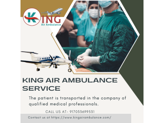Air Ambulance Service in Kolkata by King- Well Equipped Medical Transportation