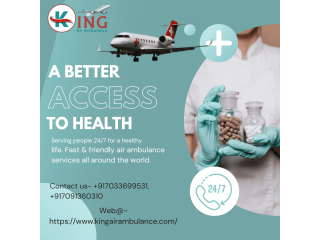 Air Ambulance Service in Guwahati by King- Highly Qualified Staff
