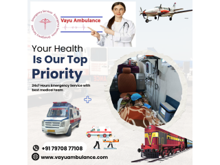 Vayu Road Ambulance Services in Saguna More - Efficient Emergency Transport Solutions