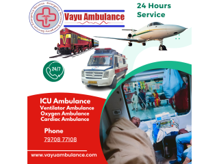 Emergency Road Ambulance Services in Patna with State-of-the-Art Medical Equipment by Vayu Ambulance