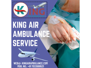 KING AIR AMBULANCE SERVICE IN AMRITSAR  COMFERTABLE EVACUATION