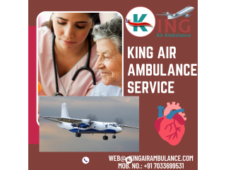 Risk Free Evacuation Air Ambulance Service in Agartala by King