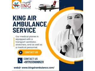 Quick Medical Transfer Air Ambulance Service in Visakhapatnam by King