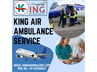 KING AIR AMBULANCE SERVICE IN AHMEDABAD  RAPID SERVICES