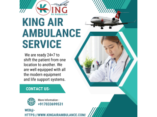 Air Ambulance Service in Varanasi by King- Advanced Medical Amenities