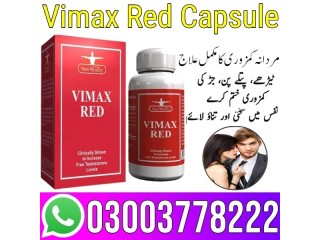 Vimax Red Capsule Price in Faisalabad - 03003778222